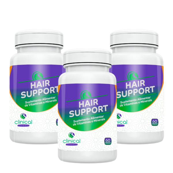 3 UNIDADES<br>HAIR SUPPORT (60 CAPS) SUPPORT