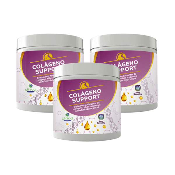 3 UNIDADES - COLÁGENO SUPPORT (300G) SUPPORT